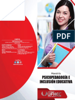 Pensum Maestria Psicopedagogia e Inclusion Educativa
