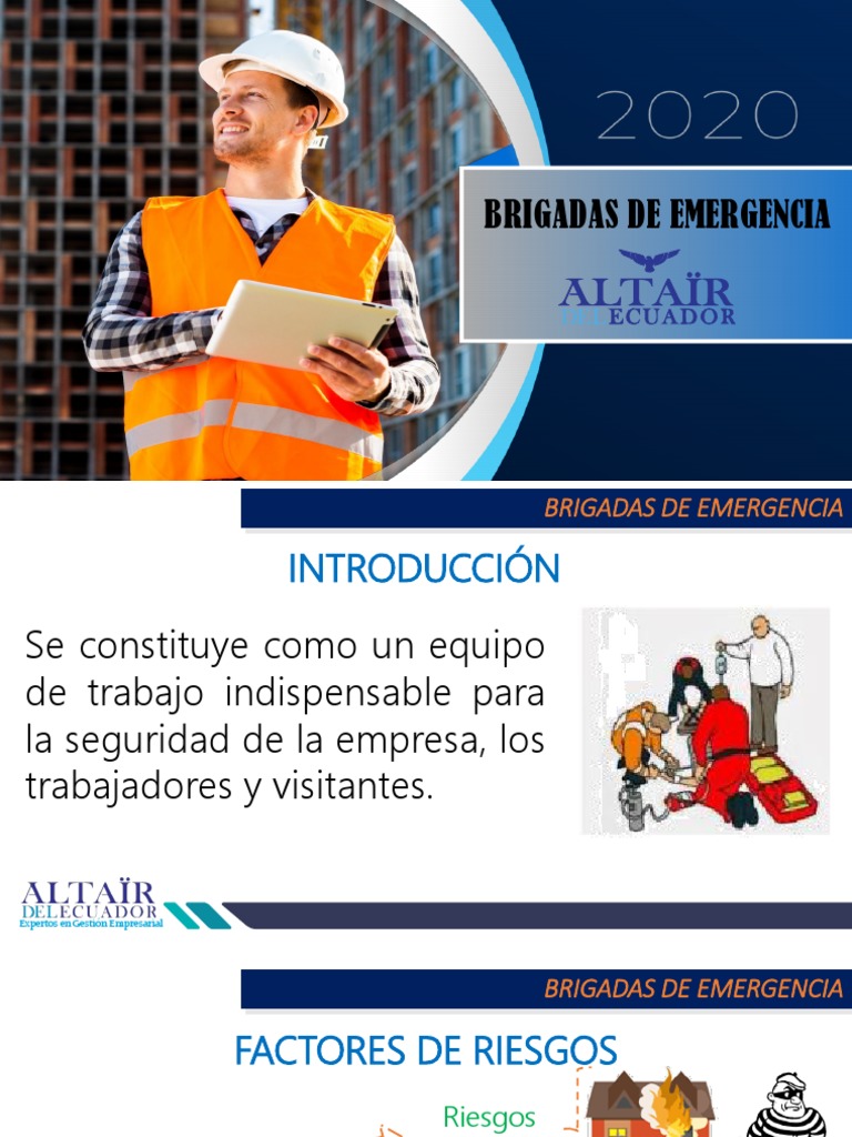 Capacitación y Estructura de Brigadas | PDF | Primeros auxilios | Incendios