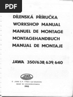 Jawa 638 - Libretto Uso e Manutenzione Completo | PDF