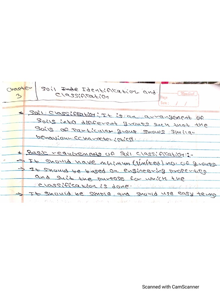 Chapter 3 Soil Classification System | PDF