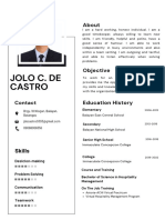 Jolo C. de Castro: About