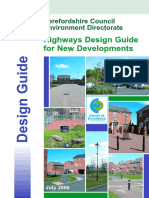 Highways Design Guide For New Developments