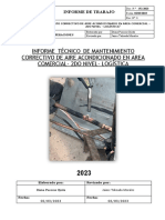 Informe Técnico #152-2023 Mtto Aa - Area Comercial. 2do Piso