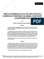 Taxonomy and Distribution of the Eleutherodactylus taeniatus Complex in Western Colombia