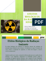 Aula 2 - Efeitos Biológicos Da Radiaçäo Ionizante Aula 21.04