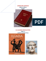 Literatura Antigua: Obra:La Biblia Autor