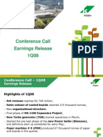 Conference Call Conference Call Earnings Release Earnings Release 1Q08 1Q08
