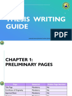 Thesis Writing Guide NDKC
