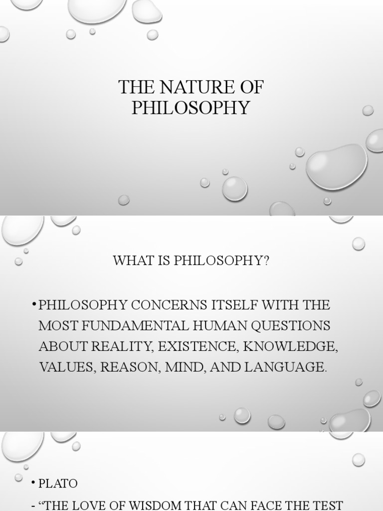 What Is The Nature Of Philosophy Of Education