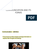 Lecture 2 Communications and Its Forms