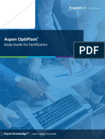 Aspen OptiPlant Certification Study Guide