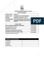 DMS 2523 - Final Assignment (Group) Report