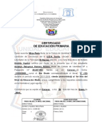 Certificado de Educacion Primaria Airerlyn Herrera