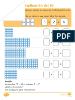 Multiplicación Tabla Del 10