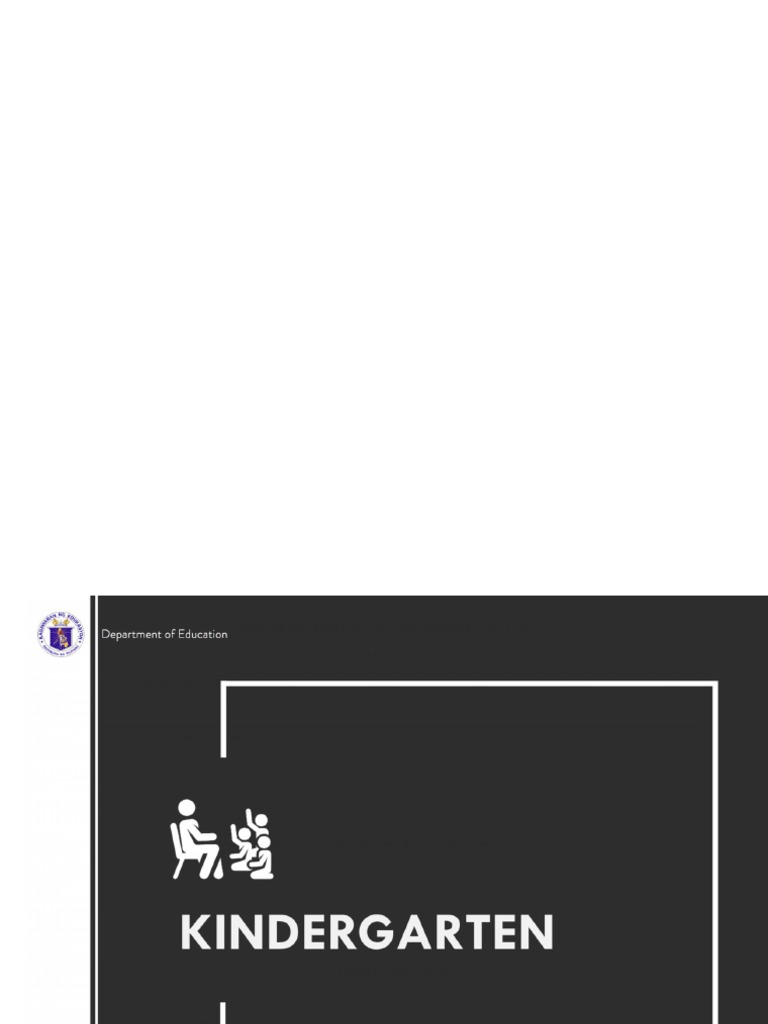 Budgeted Melcs For Kindergarten Third Quarter Pdf Human