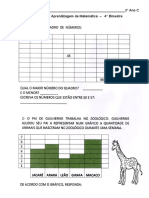 Avaliação Matemática 4º Bim II