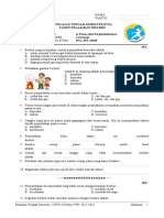 Soal PTS-2 Kelas 5 (2022-2023) - Tema 6. Panas Dan Perpindahannya (IPA, IPS, SBDP)