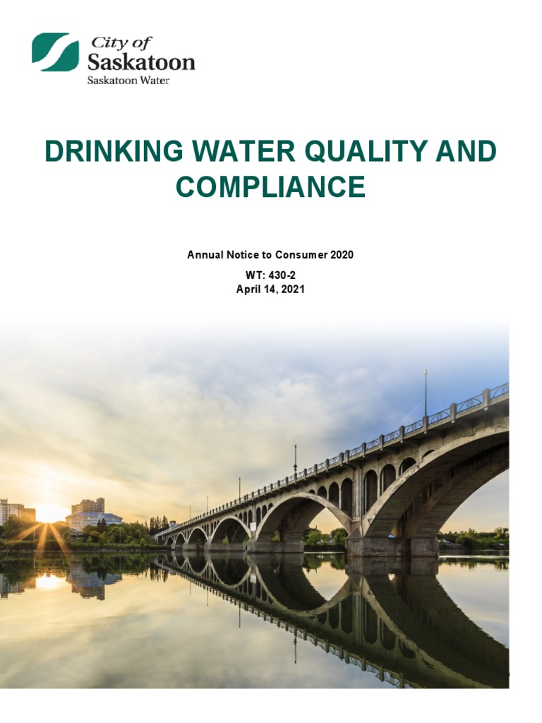 Report Drinking Water Quality and Compliance Report 2021 PDF
