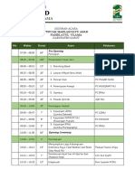 Draft Susunan Acara Puncak Harlah 1 Abad Nu