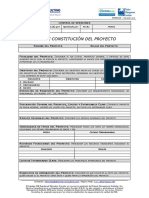 FGPR - 010 - 06 - Acta de Constitución Del Proyecto