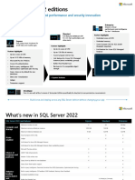 SQLServer 2022 Editions Datasheet