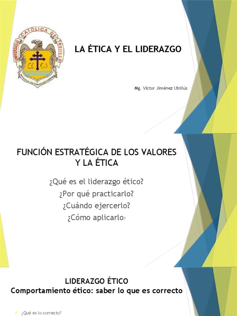 Etica y Liderazgo | Descargar gratis PDF | Liderazgo | Justicia