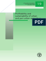 Profitability and Sustainability of Urban and Peri-Urban Agriculture
