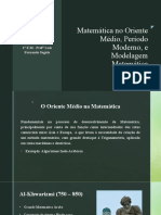 O papel do Oriente Médio no desenvolvimento da matemática