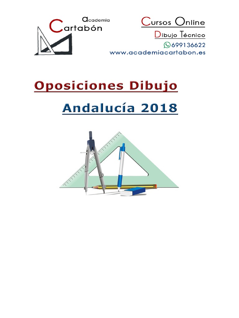 Examen Oposiciones Dibujo Andalucía 2018 | PDF