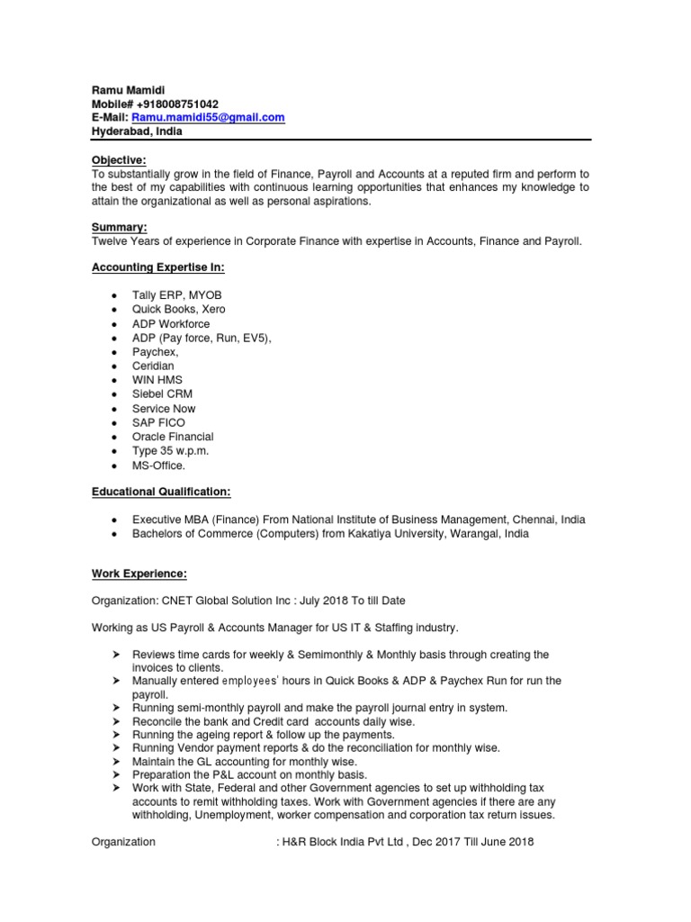 US Payroll & Accounting PDF Payroll Payroll Tax