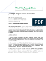 Nulidad Ejecutivo Fermin Díaz