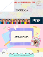 Diaspositiva Bioetica Eutanasia