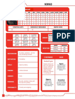 Cyberpunk Character Sheet