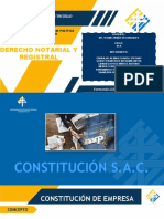 Constitucion de S.A.C. Grupo 4