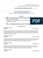 Resume Example