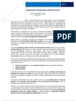 LICITAÇÕES E GARANTIAS CONTRATUAIS -  ASPECTOS DA LEI