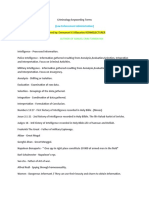 Criminology Keywording Terms in LEA Sanuel 1