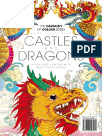 Colouring Book Castles and Dragons I35_GFXFather.com