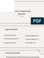 Tugas Kelompok Materi Pengurus Jenazah