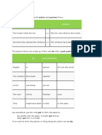 Active and Passive Théorie de Base