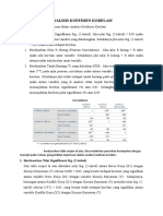 Analisis Koefisien Korelasi