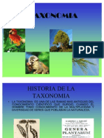 Presentacion Taxonomia 2011