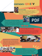 Concepts of Community and Community Immersion Infographic