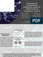 Preparação de Nanopartículas Poliméricas A Partir Da Polimerização