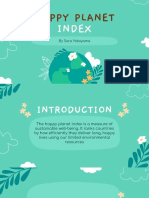 Happy Planet Index - Sara Yokoyama