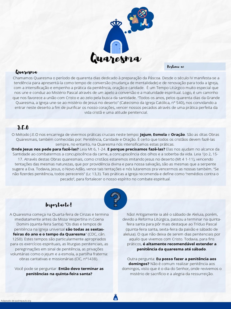 Planner Quaresma 2023 PDF Pecado Quaresma