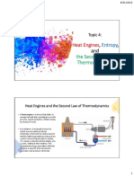 PHY607 Lecture 5 - Heat Engines and The Second Law of Thermodynamics