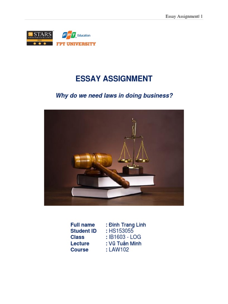 essay assignment pdf