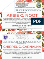 INSET Certificate (Facilitator)