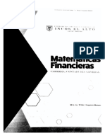 MATEMÁTICA FINANCIERA